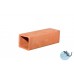 Tocas rectangulares vermelhas